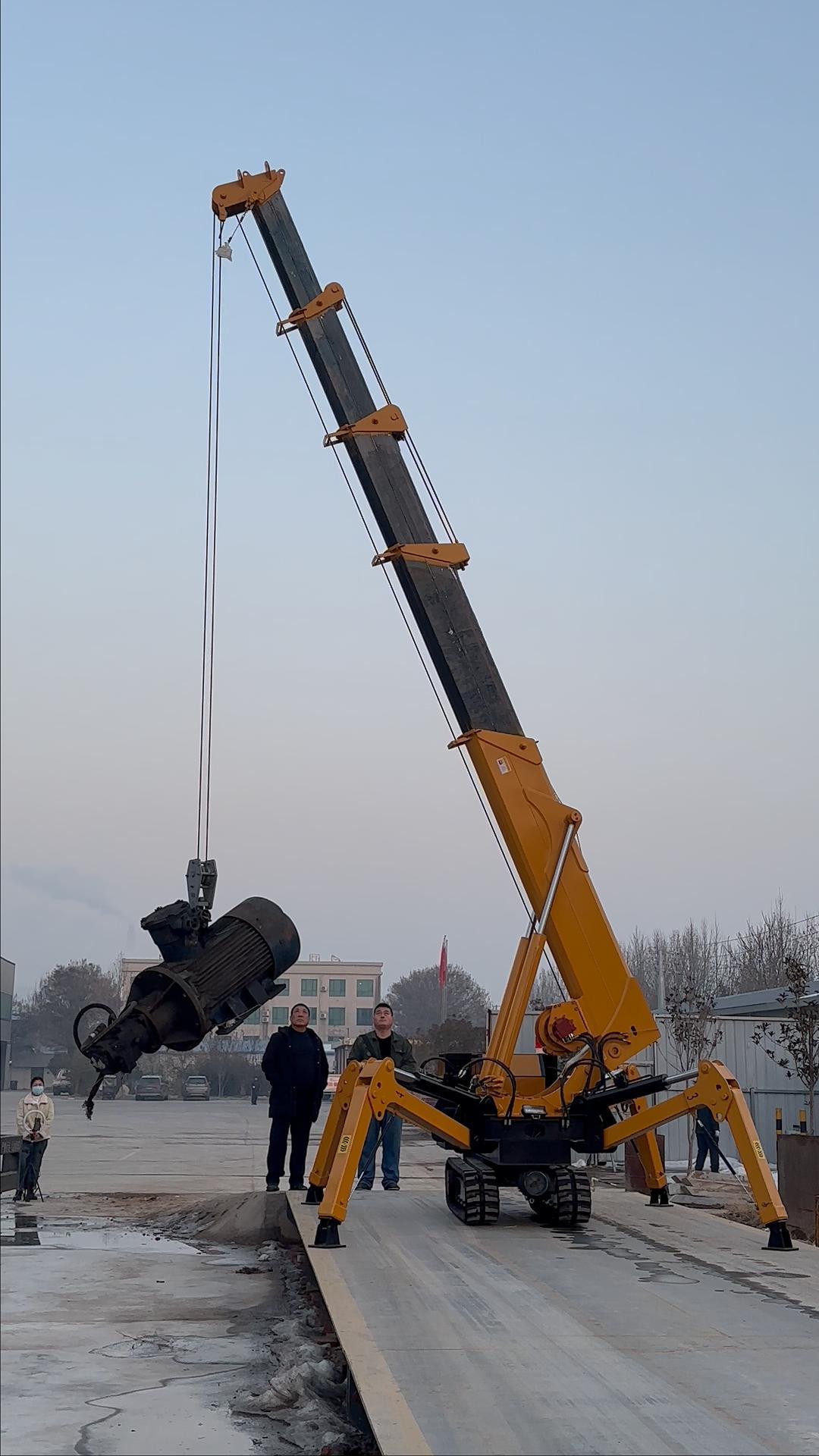 華鷹機械蜘蛛吊車-高空吊裝神器